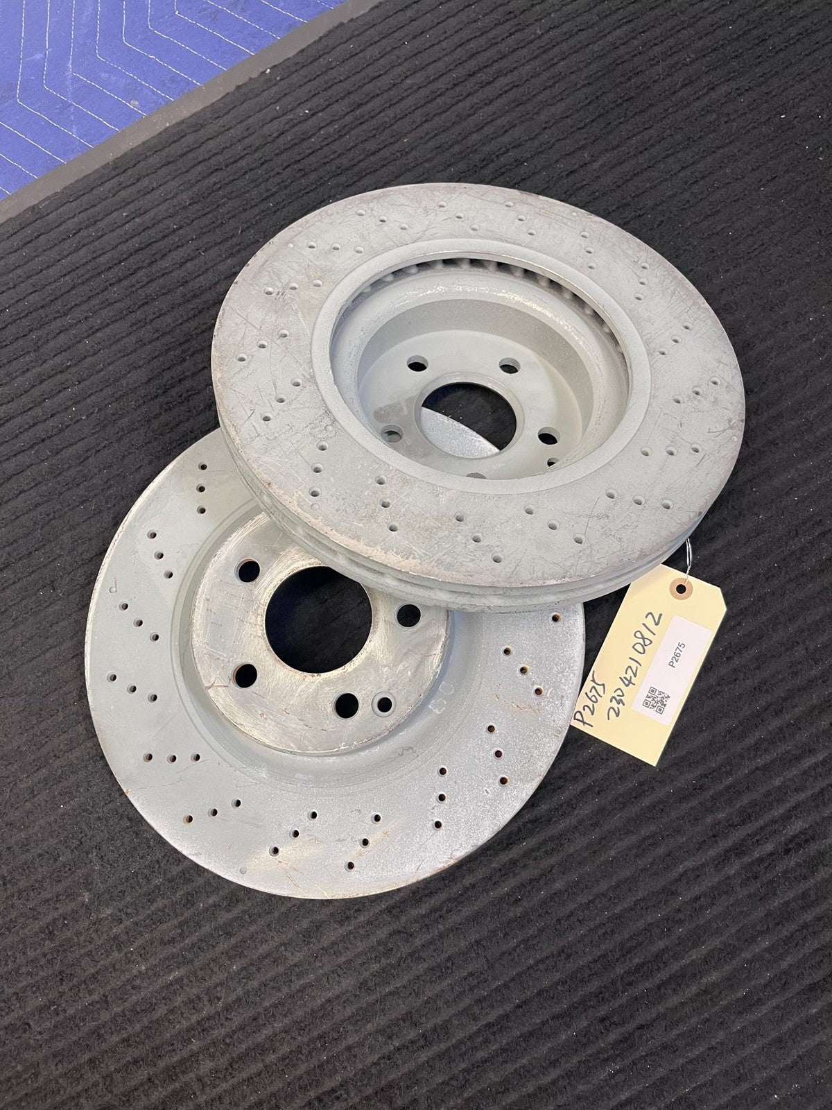 2003-2012 Mercedes-Benz E-Class Sl Front Brake Rotors Pair OEM A2304210812 - eBay image 1