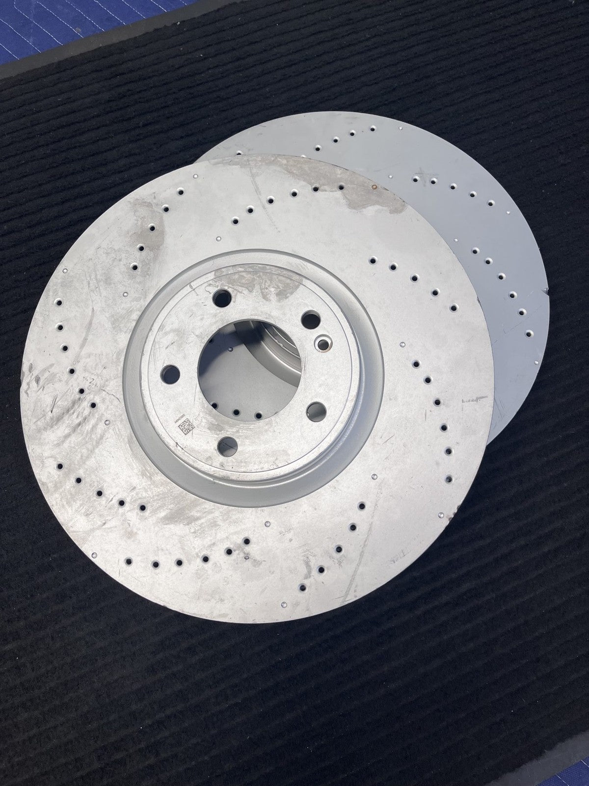 2019-2026 Mercedes-Benz G63 AMG Front Drilled Brake Rotors Pair OEM A4634210500 - eBay image 4