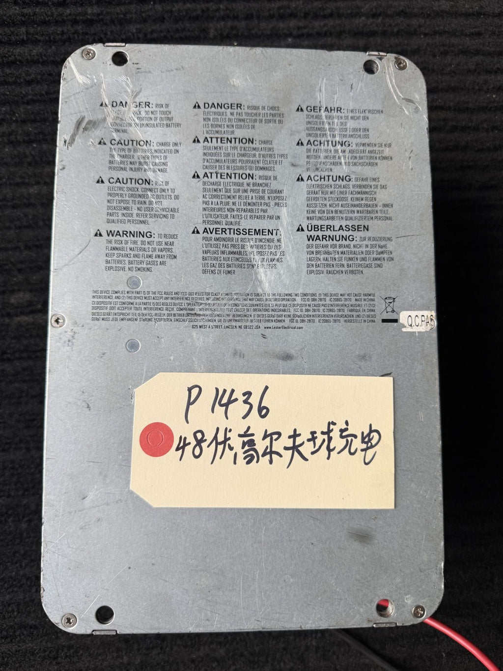 Lester Summit II 3681 36V 48V 650W Industrial Golf Cart Battery Charger OEM - eBay image 5