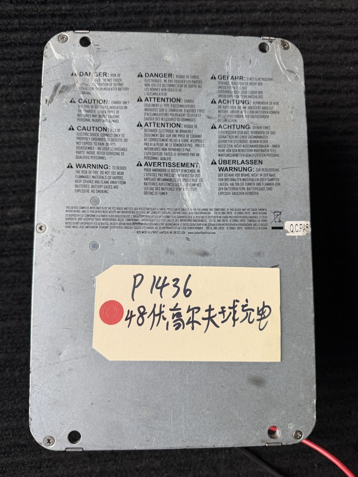Lester Summit II 3681 36V 48V 650W Industrial Golf Cart Battery Charger OEM - eBay image 5