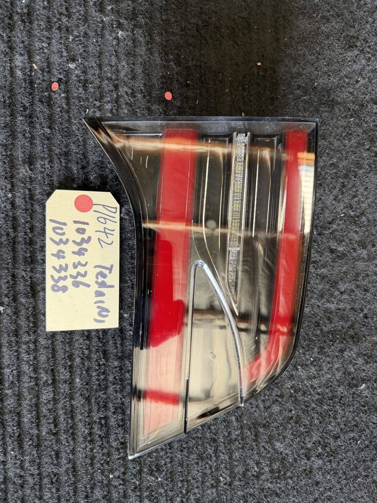 2016-2020 Tesla Model X Left Tail Light Assembly LED OEM 1034336/1034338 - eBay image 1