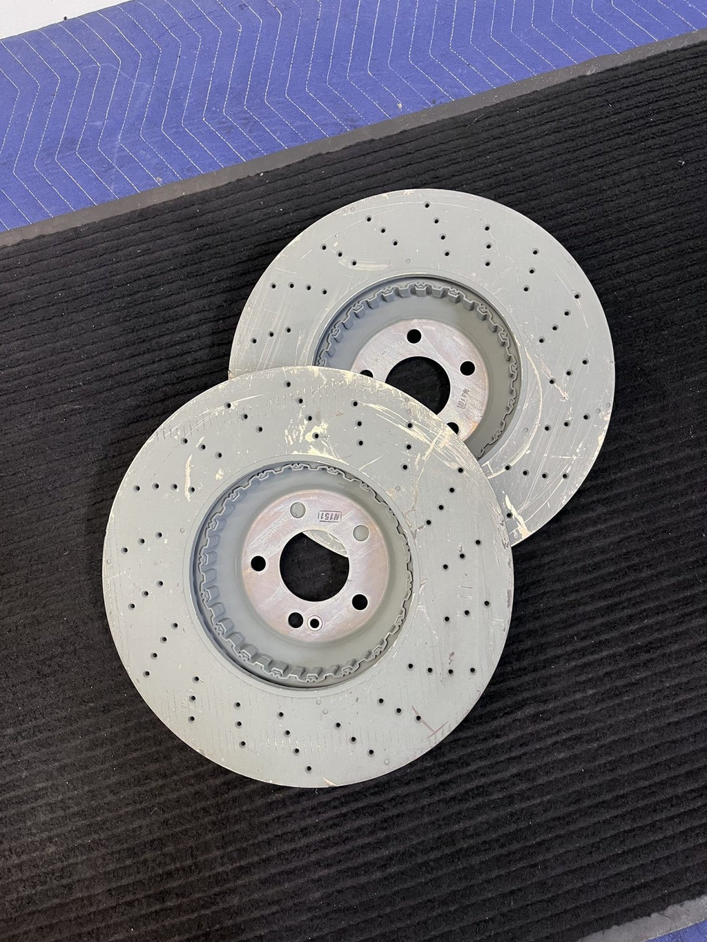 2014-2021 Mercedes-Benz S450 S550 S560 Front Drilled Rotor Pair OEM A2224215100 - eBay image 4