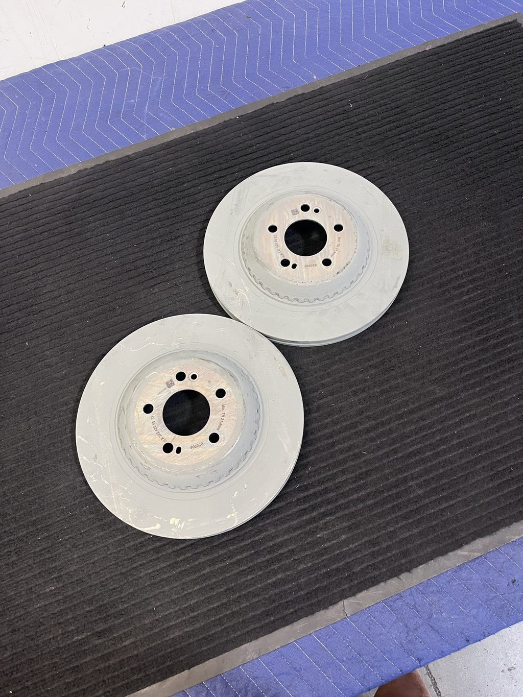 2014-2021 Mercedes-Benz S550 S560 Maybach Rear Brake Rotors Pair OEM A2224200572 - eBay image 4