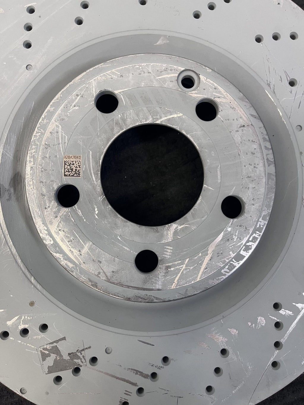 2015-2017 Mercedes-Benz CLS400 C218 Front Drilled Brake Rotors Pair OEM A2184210412 - eBay image 2