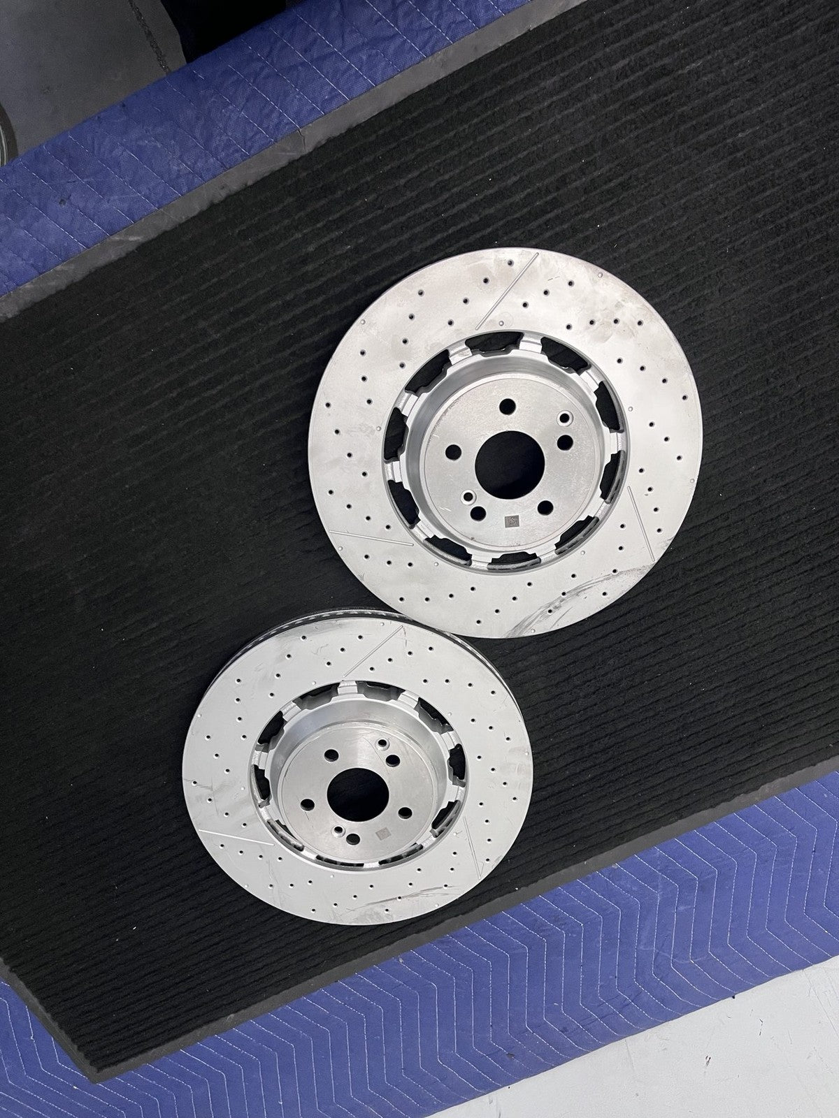2014-2021 Mercedes-Benz S63 S65 AMG Maybach S650 Front Rotors Pair OEM A2224212612 - eBay image 5