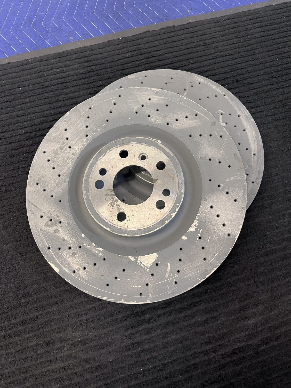 2012-2019 Mercedes-Benz Ml Gl Gle Gls Front Drilled Brake Rotors Pair OEM A1664211600 - eBay image 3