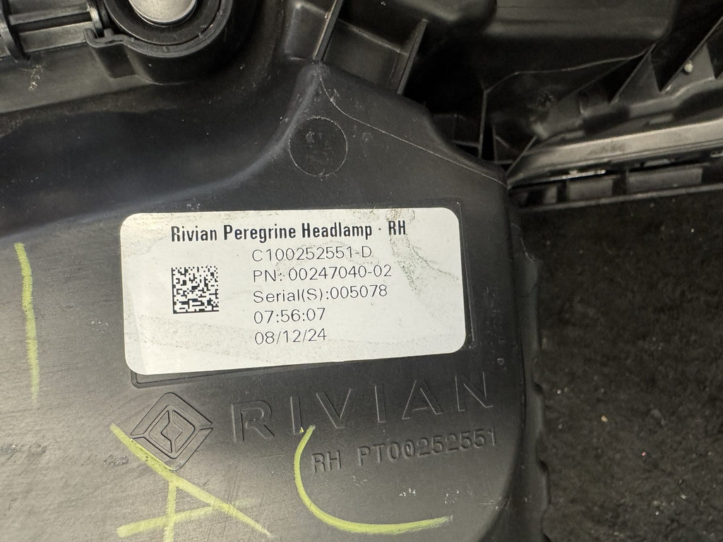 2025-2026 Rivian R1T R1S Right Dynamic LED Headlight OEM C100252551-D - eBay image 2