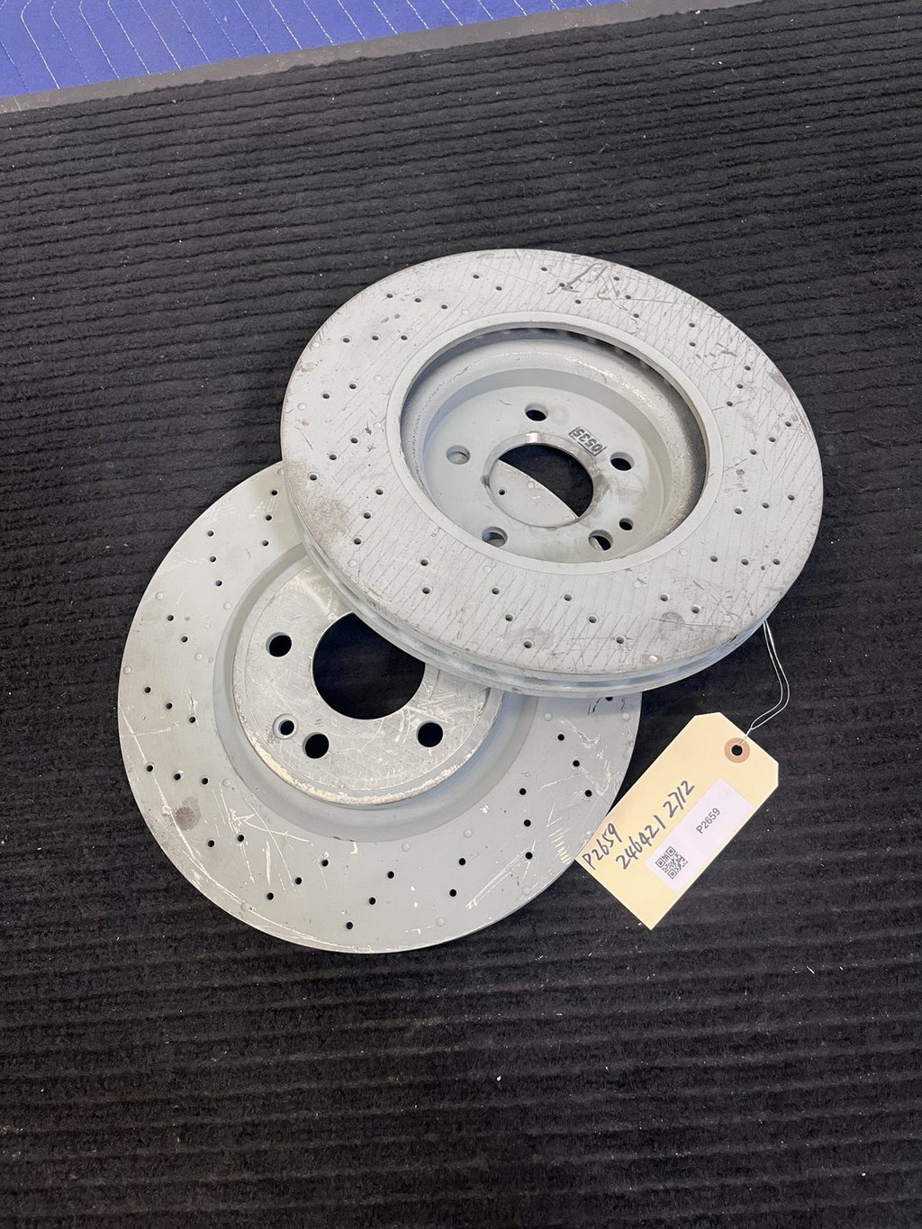 2014-20 Mercedes-Benz CLA250 GLA250 Front Brake Rotor Pair OEM A246421271290 - eBay image 1