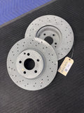 2008-2017 Mercedes-Benz C300 C350 E250 E350 E400 Front Rotors Pair OEM A0004213012 - eBay image 1