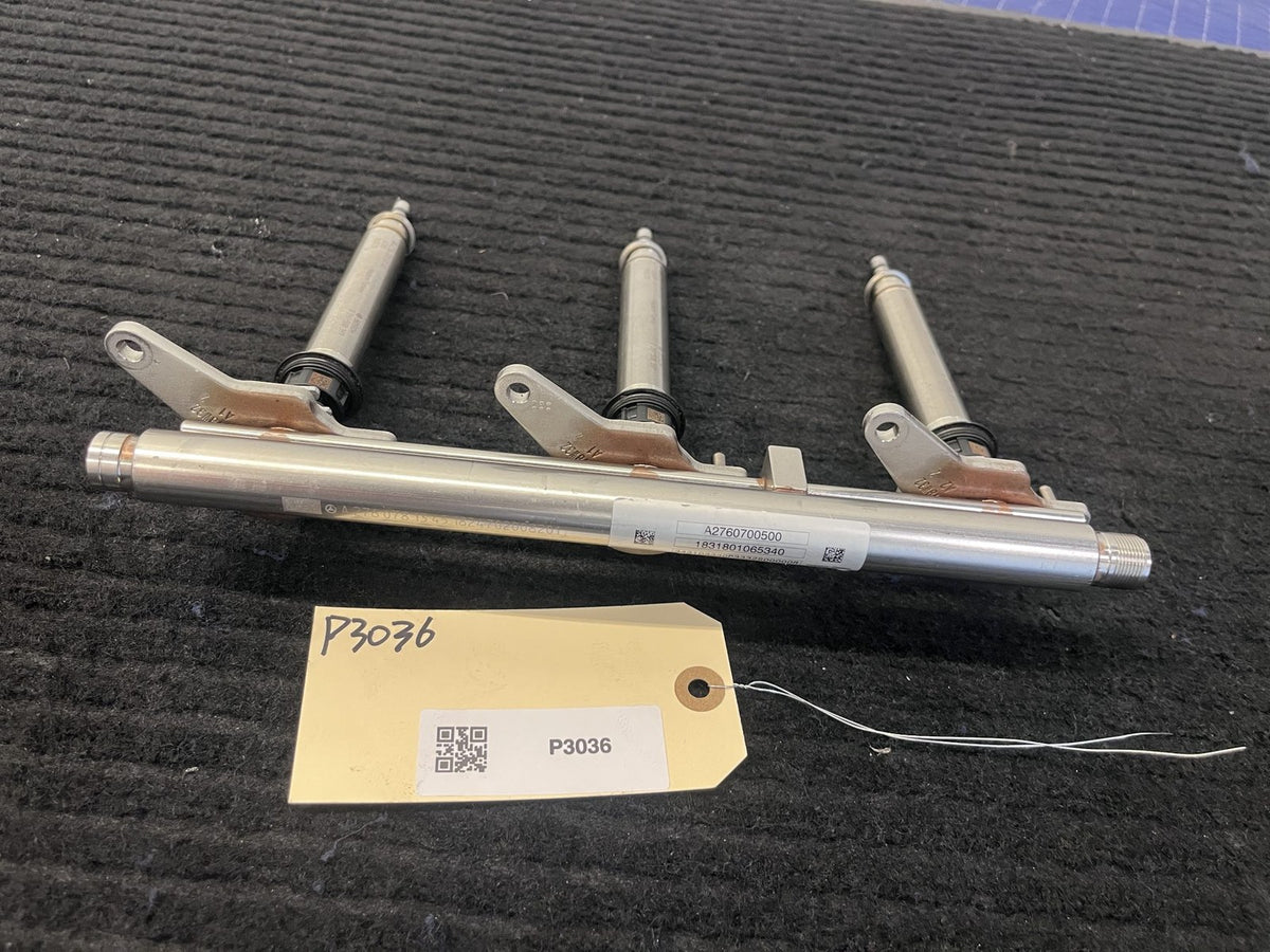 2015-2020 Mercedes-Benz C400 C43 GLE43 SLC43 Fuel Rail 3 Injectors OEM A2760700500 - eBay image 1