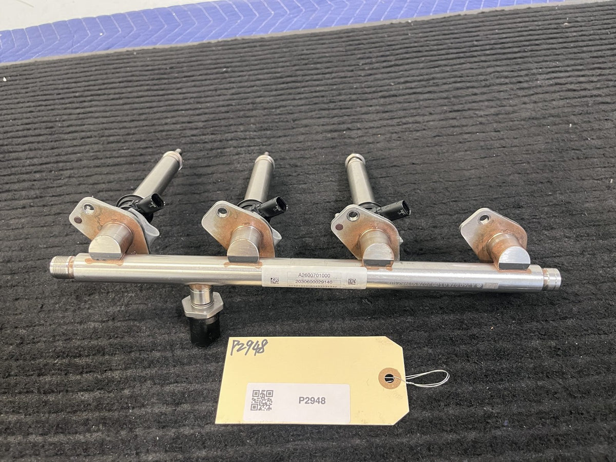 2019-23 Mercedes-Benz A220 CLA250 GLA250 GLB250 Fuel Rail 3 Injectors OEM A2600701000 - eBay image 1