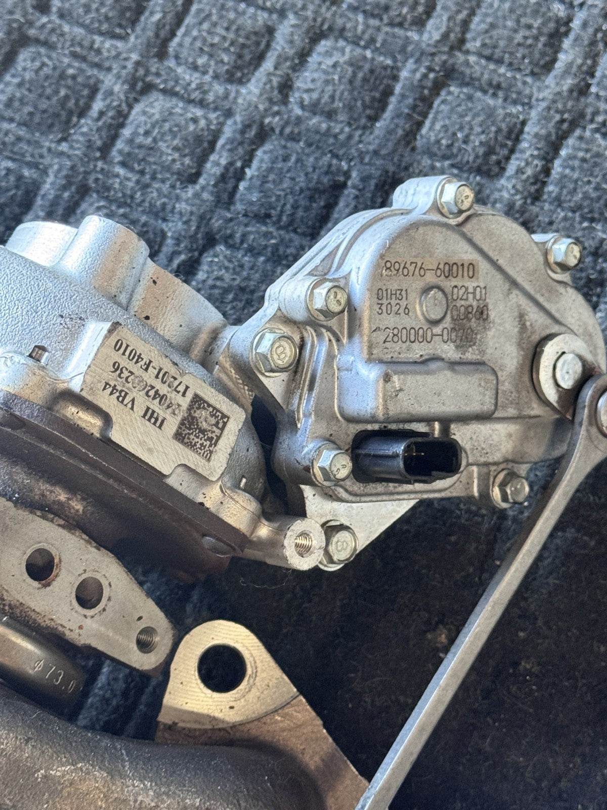 2022-2023 Toyota Tundra Left Engine Turbocharger OEM 17201-F4010 - eBay image 2