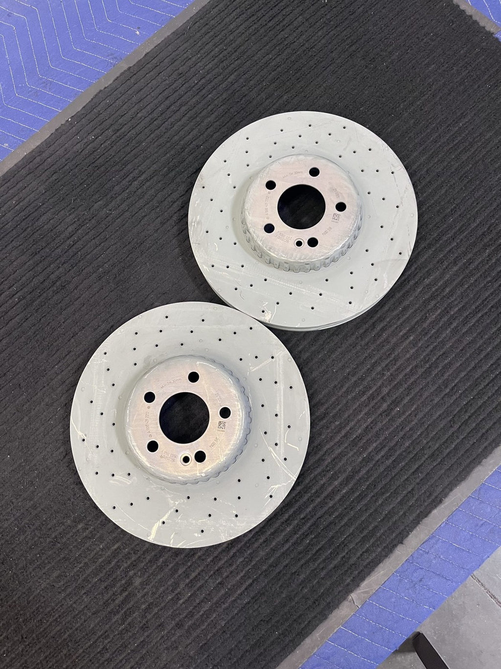 2015-2023 Mercedes-Benz C300 C43 AMG Front Brake Rotor Pair OEM A0004212212 - eBay image 2