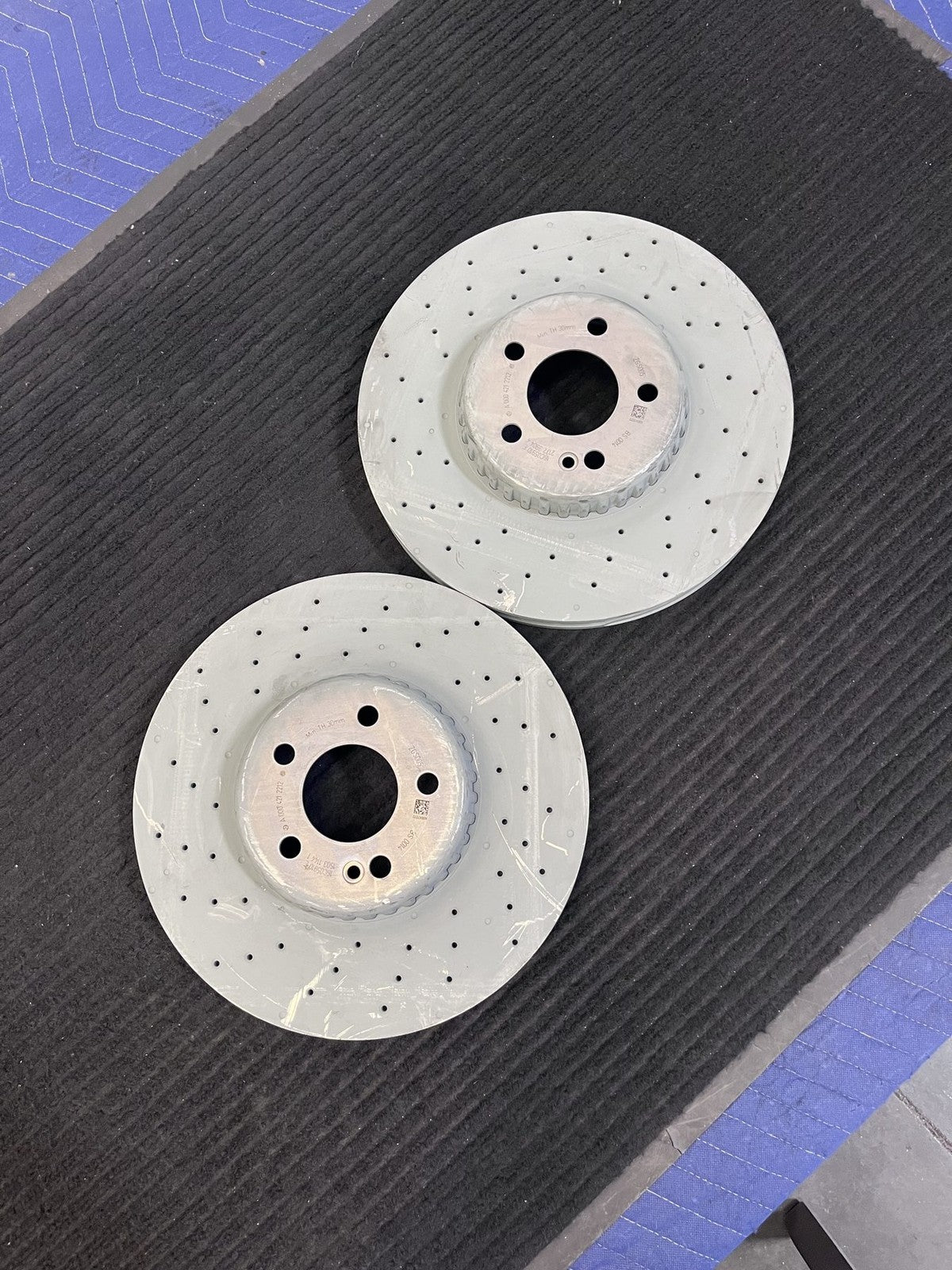 2015-2023 Mercedes-Benz C300 C43 AMG Front Brake Rotor Pair OEM A0004212212 - eBay image 2