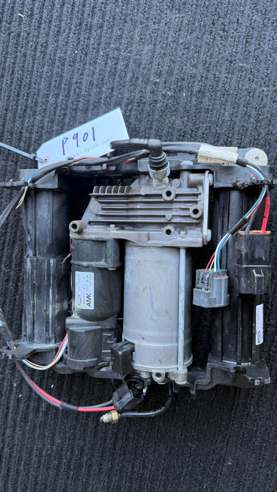 2010-2013 Range Rover L322 Air Suspension Compressor Pump OEM BH423B484AA - eBay image 1