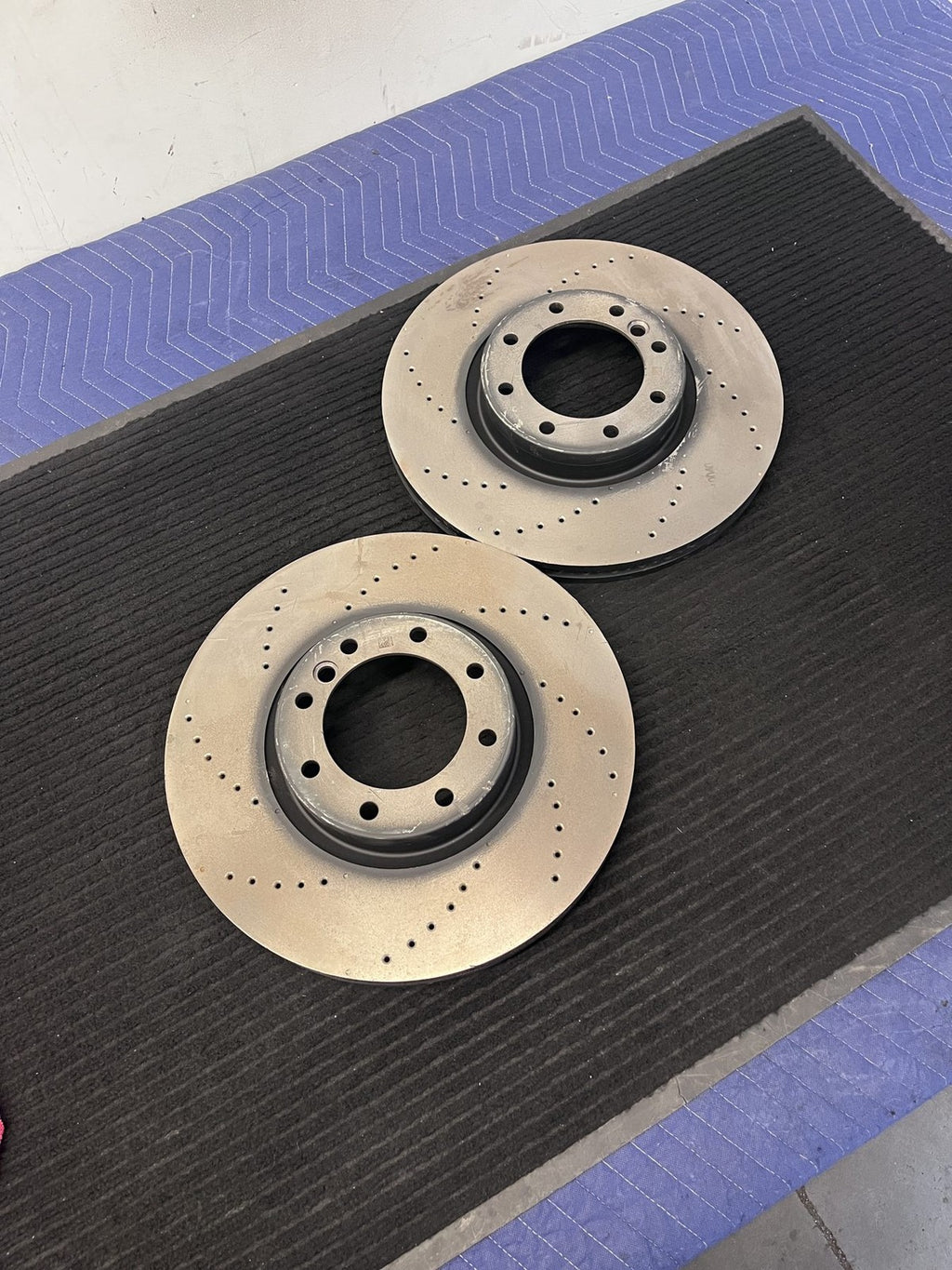 2022-2024 Mercedes-Benz G63 4x4 Squared Front Drilled Rotors Pair OEM A4634214000 - eBay image 5
