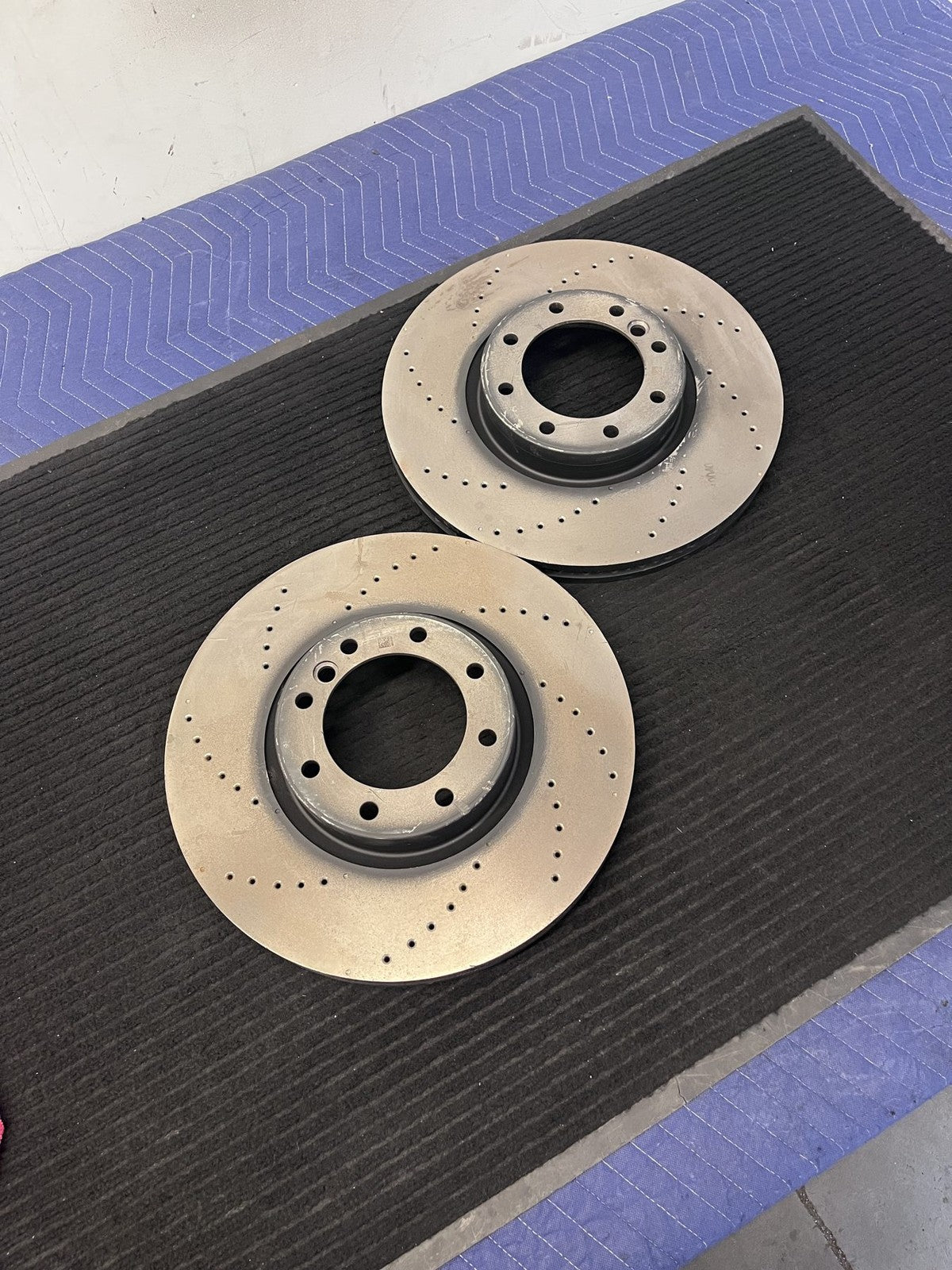 2022-2024 Mercedes-Benz G63 4x4 Squared Front Drilled Rotors Pair OEM A4634214000 - eBay image 5