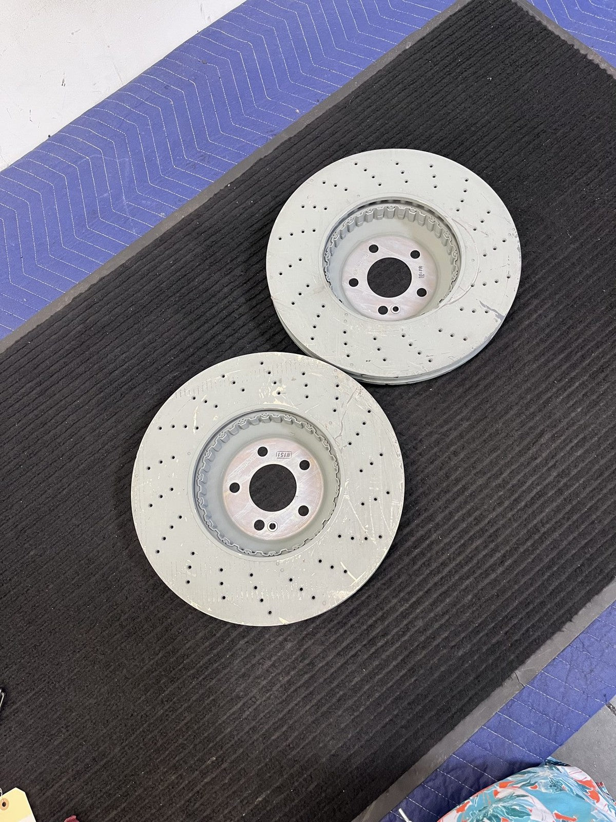 2014-2021 Mercedes-Benz S450 S550 S560 Front Drilled Rotor Pair OEM A2224215100 - eBay image 3