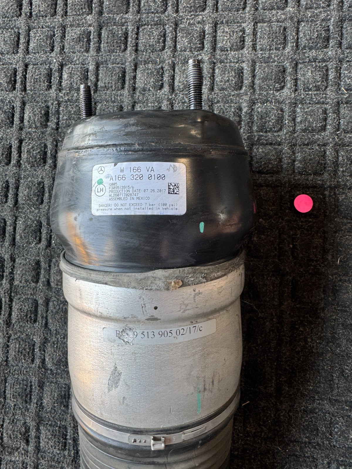 2013-2019 Mercedes GLS-Class X166 Front Left Air Shock Absorber OEM A1663200100 - eBay image 6