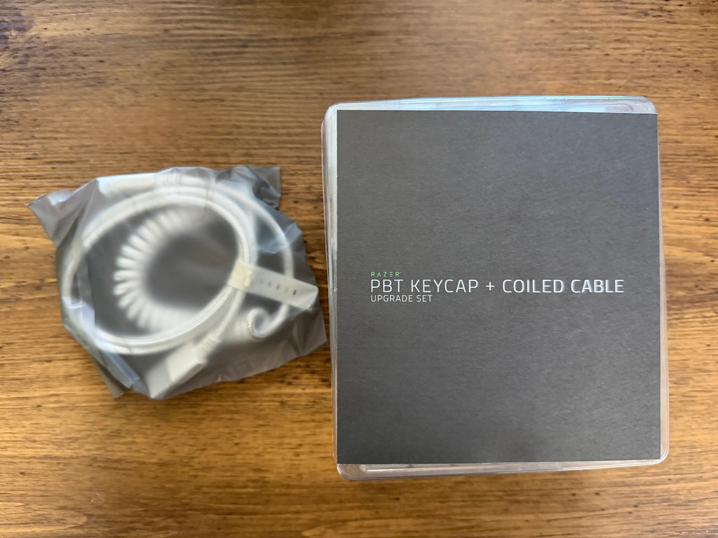 Razer PBT Keycap + Coiled Cable Upgrade Set - White | RC21-01490900-R3M1 - eBay image 3
