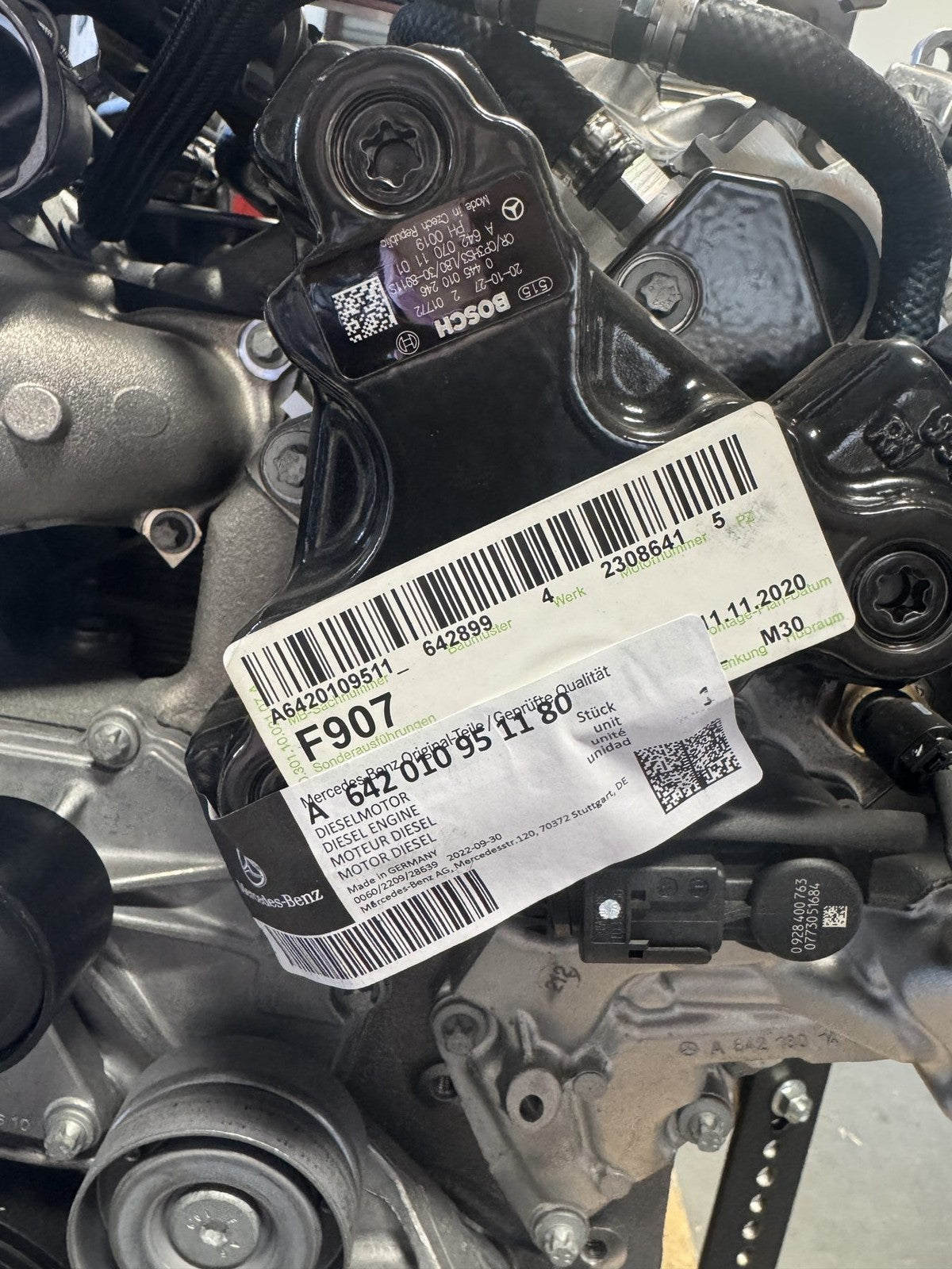 2019-2022 Mercedes-Benz Sprinter 2500 3500 3.0L Diesel Engine OEM A642010951180 - eBay image 8