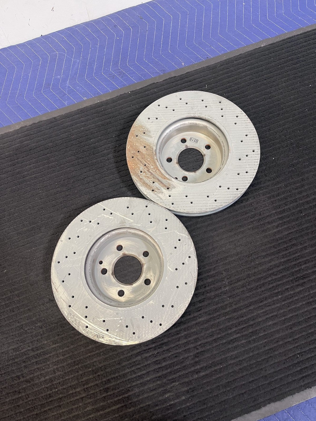 2008-2017 Mercedes-Benz C300 C350 E250 E350 E400 Front Rotors Pair OEM A0004213012 - eBay image 2