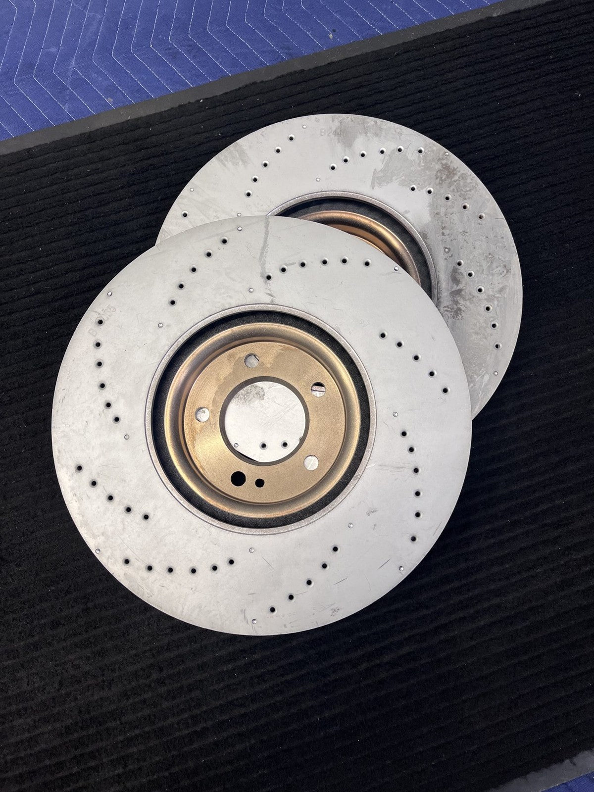 2019-2025 Mercedes-Benz G63 AMG Front Drilled Brake Rotors Pair OEM A4634210500 - eBay image 6