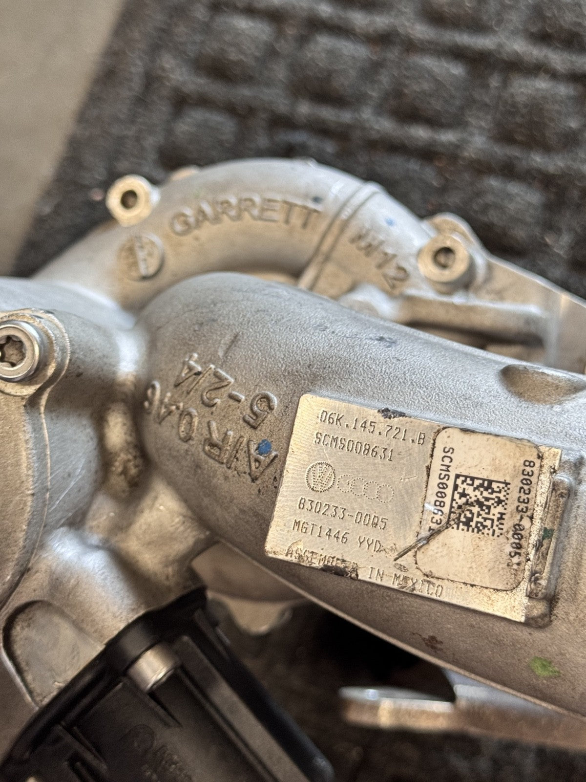 2014-2021 VW Passat Jetta Beetle 1.8T Turbocharger 06K145721B Garrett MGT1446OEM - eBay image 6