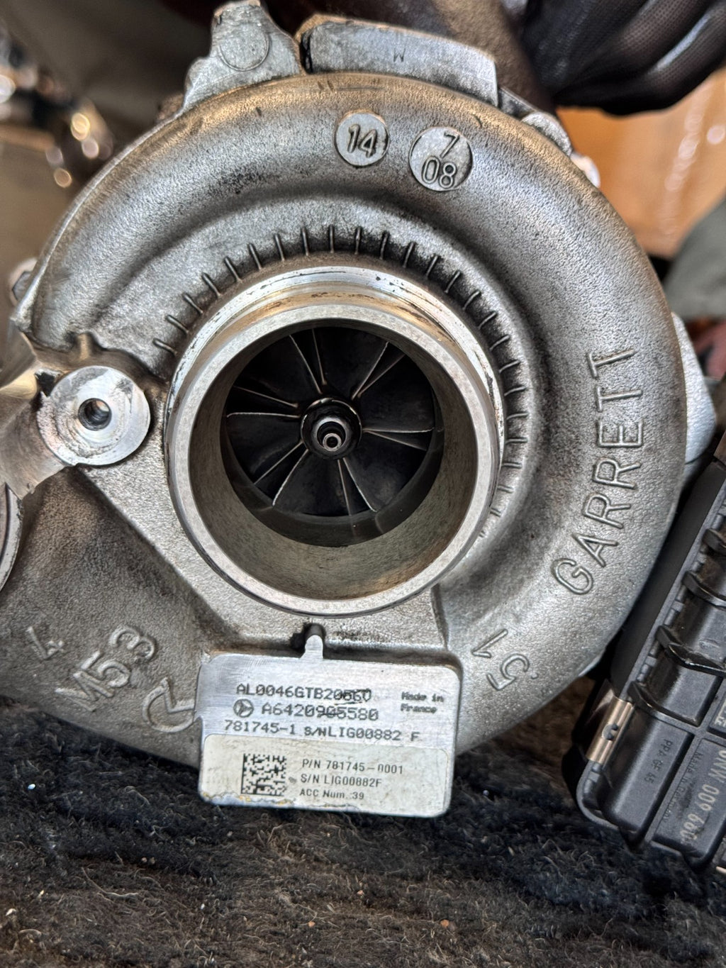 2011-2015 Mercedes ML350 GL350 S350 3.0L Diesel Turbocharger OEM A6420905580 - eBay image 6