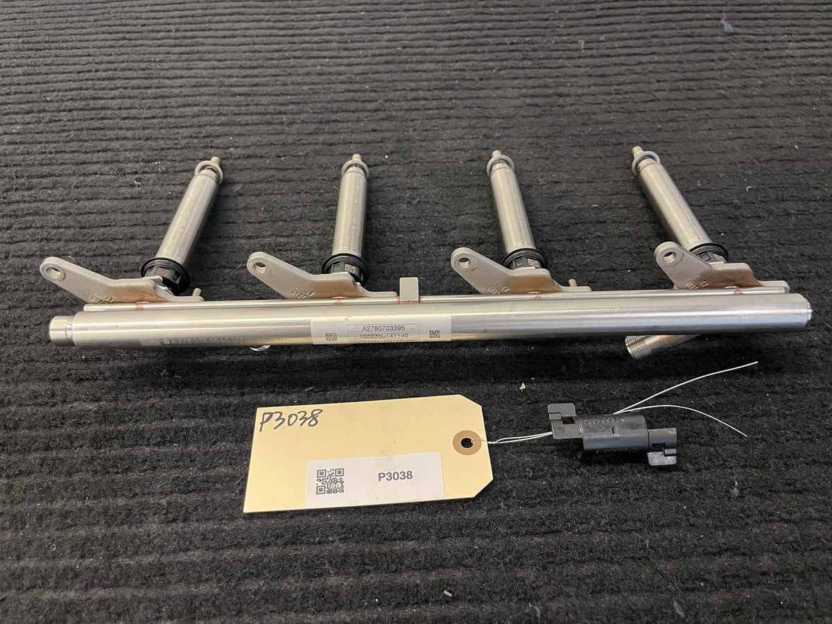 2012-2019 Mercedes-Benz S550 CLS550 GLS550 Lh Fuel Rail 4 Injectors OEM A2780703395 - eBay image 1