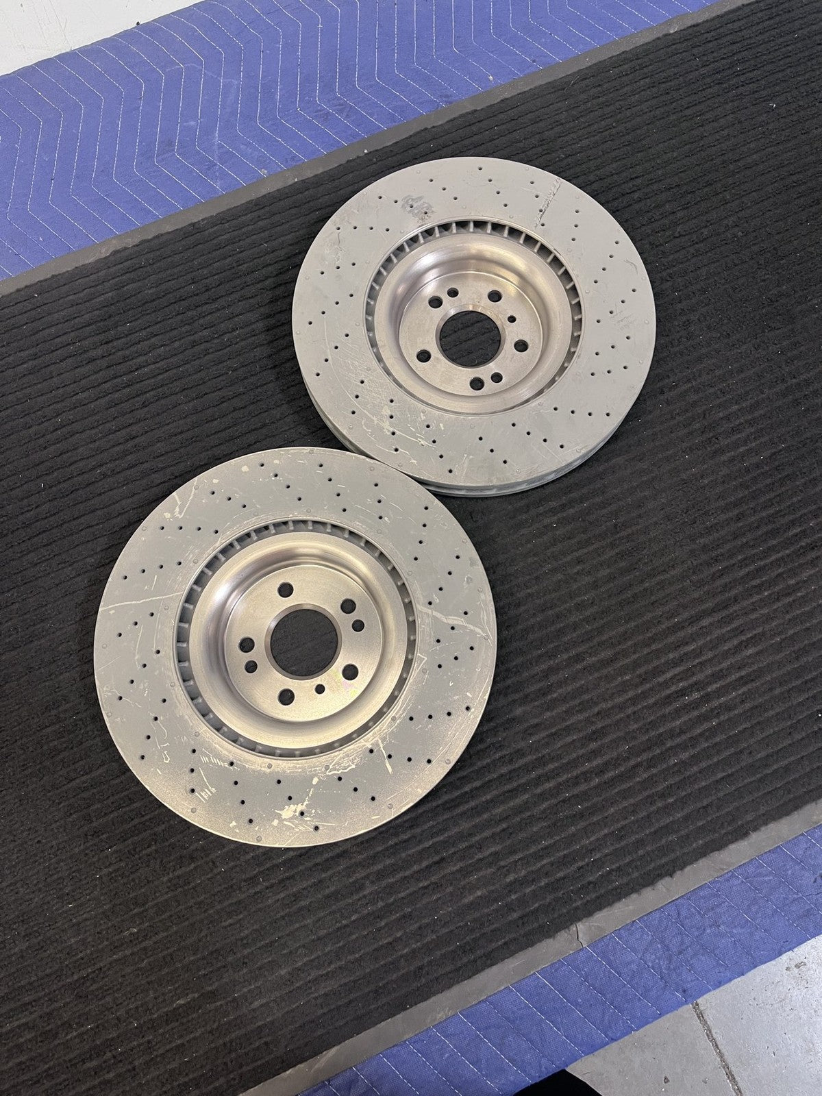 2012-2019 Mercedes-Benz Ml Gl Gle Gls Front Drilled Brake Rotors Pair OEM A1664211600 - eBay image 3