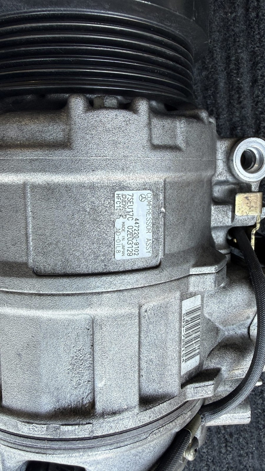 03-06 Mercedes-Benz SL500 SL55 R230 A/C Compressor OEM Denso 447220-9102 - eBay image 3
