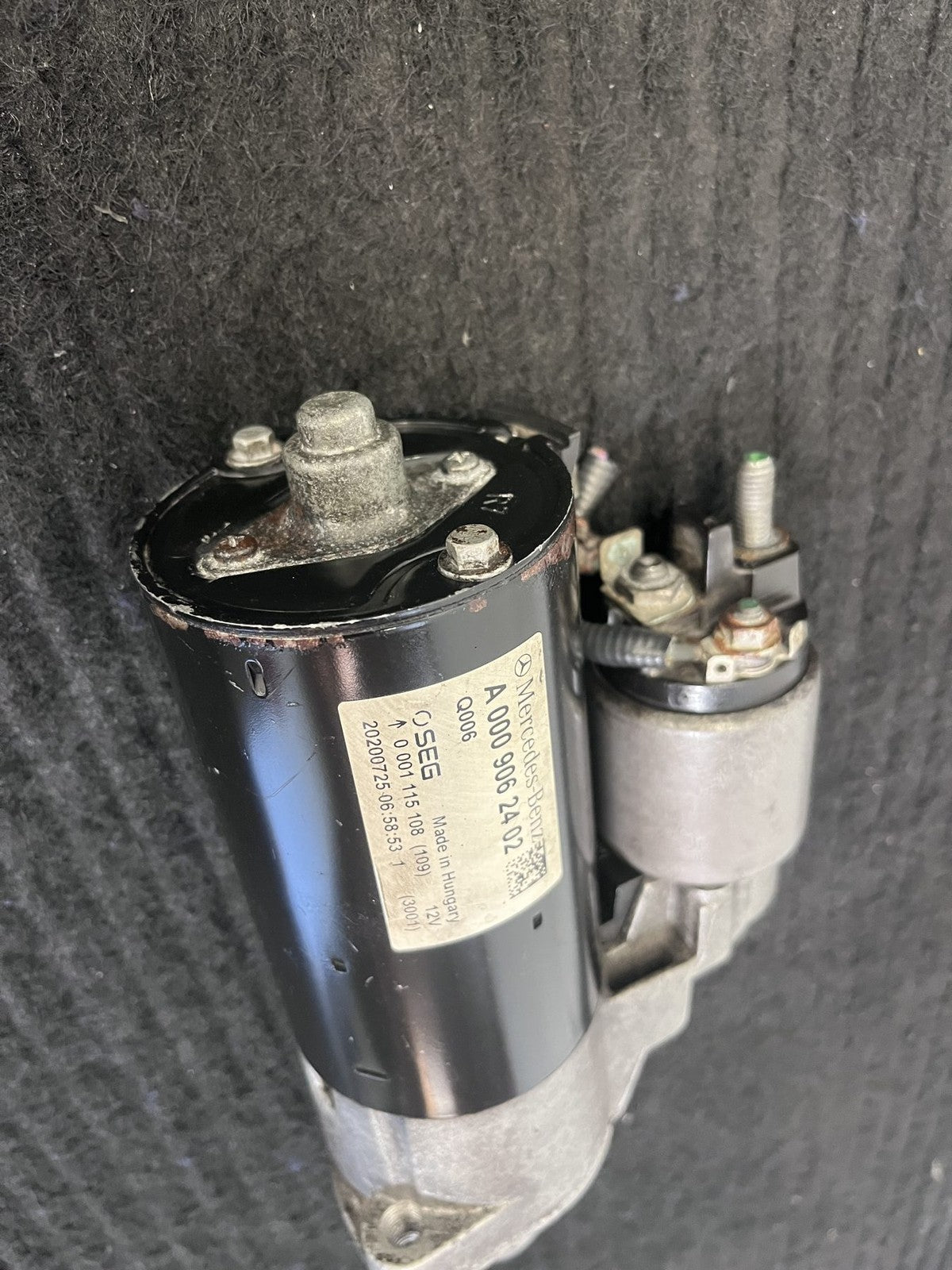 2010-2022 Mercedes-Benz Sprinter 3.0L Diesel Starter Motor OEM A0009062402 - eBay image 2