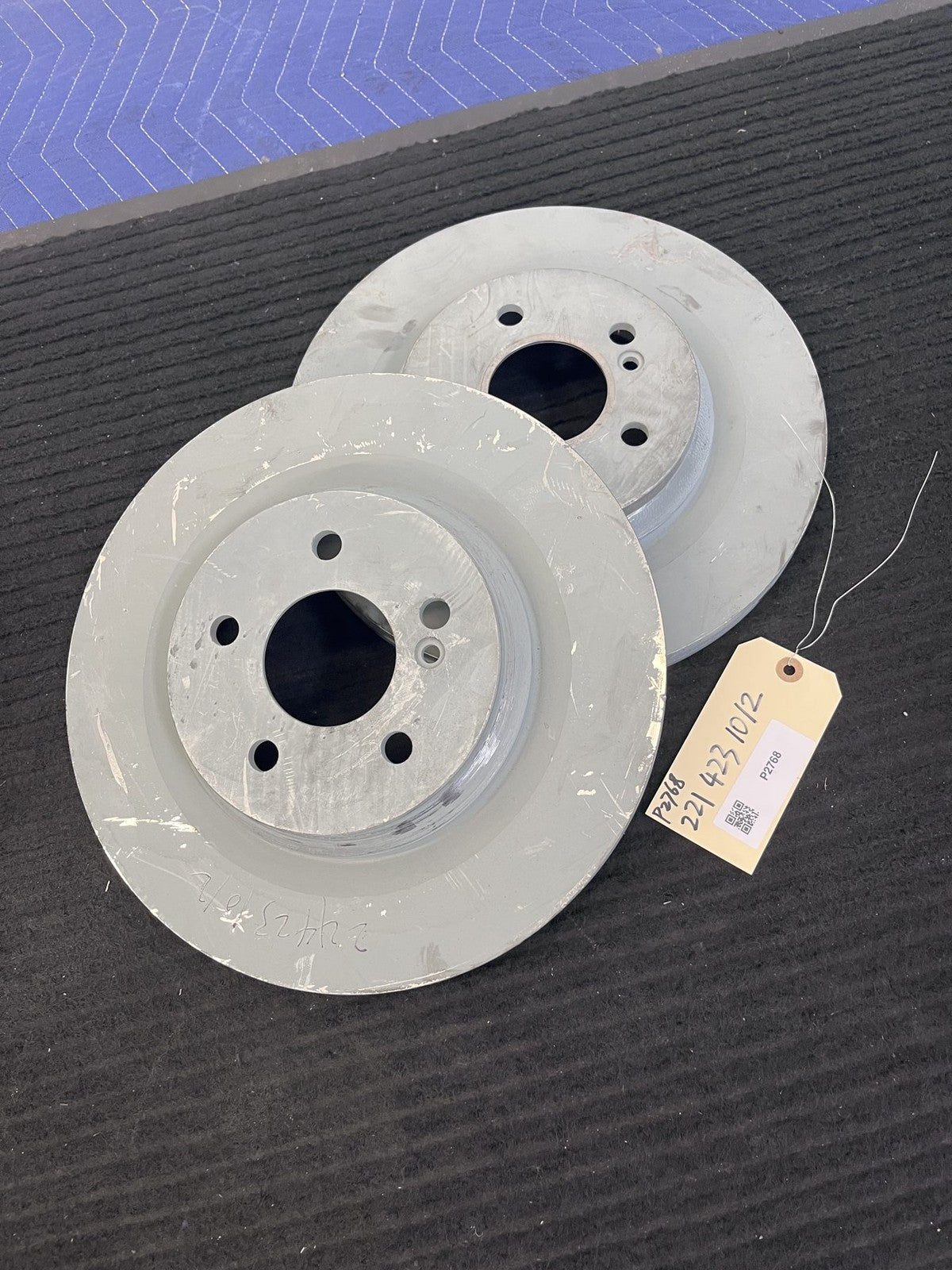 2007-2014 Mercedes-Benz S550 CL550 Rear Brake Rotors Pair Genuine OEM A2214231012 - eBay image 1
