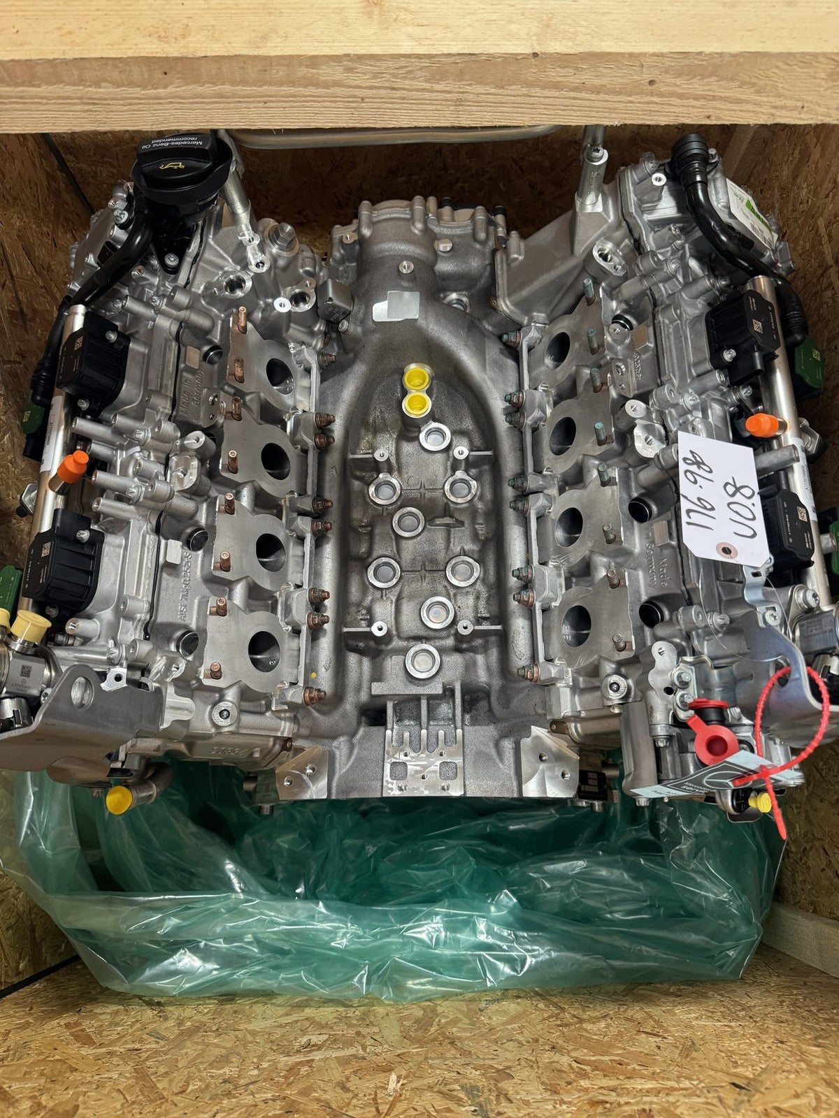2018-2020 Mercedes-Benz S560 M176.980 4.0L V8 Reman Long Block OEM A176010680280 - eBay image 1