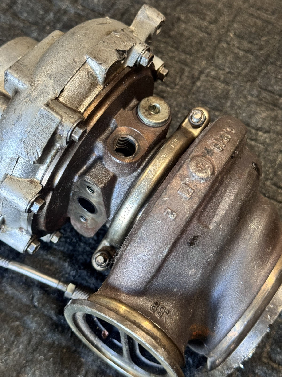 BMW E70 X5M X6M 2010 2011 2012 2013 Garrett Turbo Turbocharger OEM 7589086 - eBay image 6