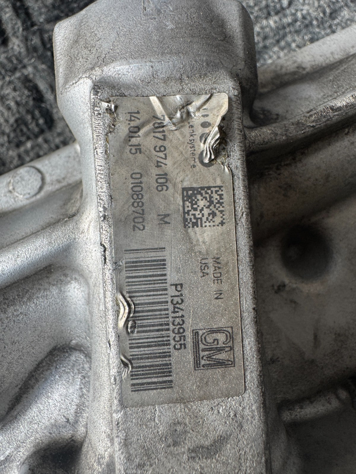 2015 2016 Chevrolet Cruze Steering Rack and Pinion OEM P13413955 7817974106 - eBay image 3