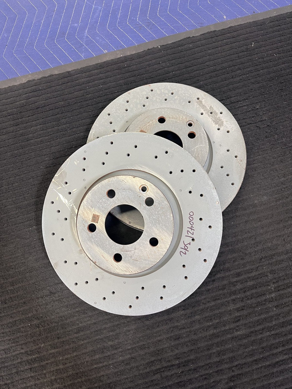 2008-2017 Mercedes-Benz C300 C350 E250 E350 E400 Front Rotors Pair OEM A0004213012 - eBay image 5