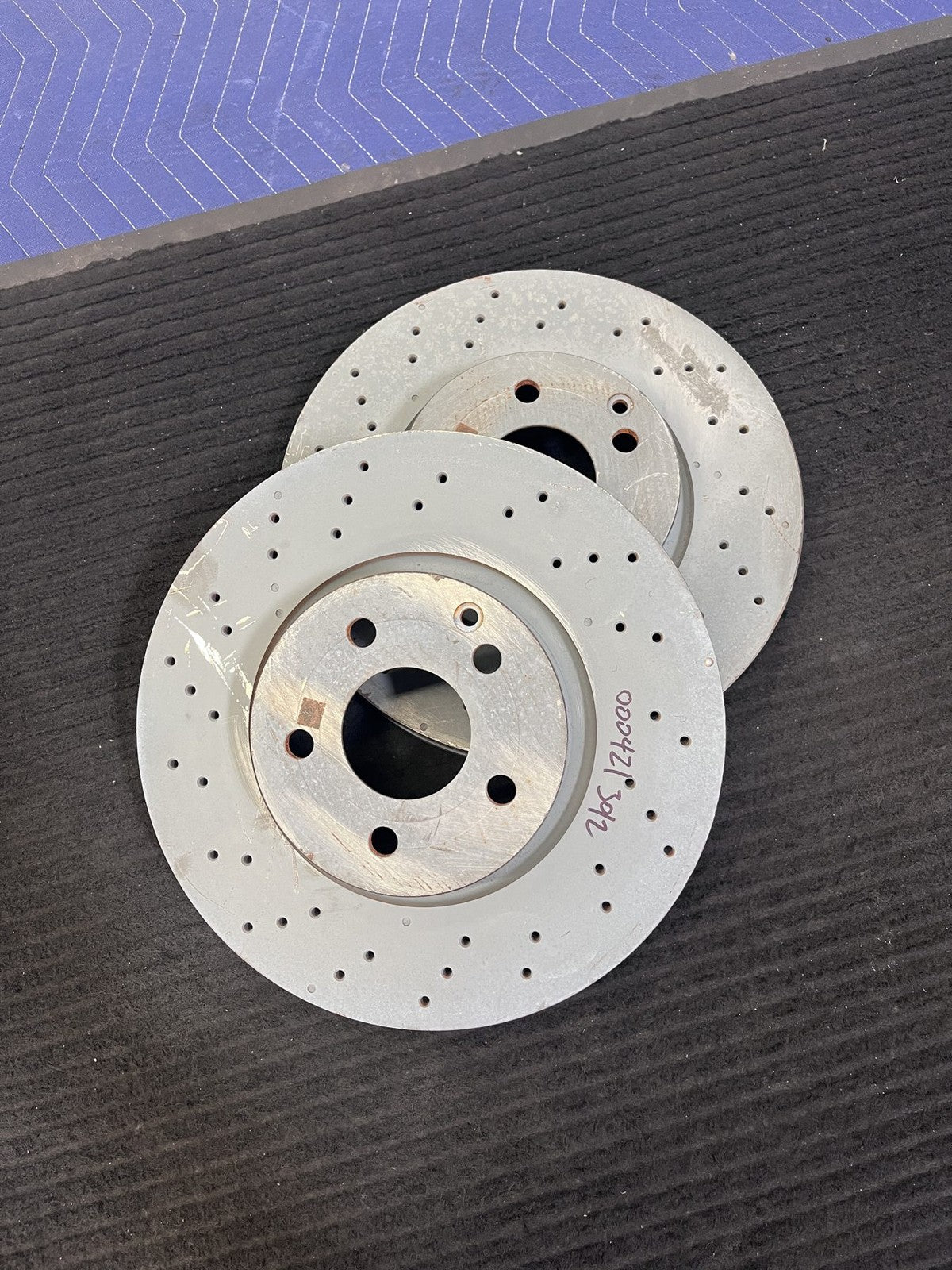 2008-2017 Mercedes-Benz C300 C350 E250 E350 E400 Front Rotors Pair OEM A0004213012 - eBay image 5