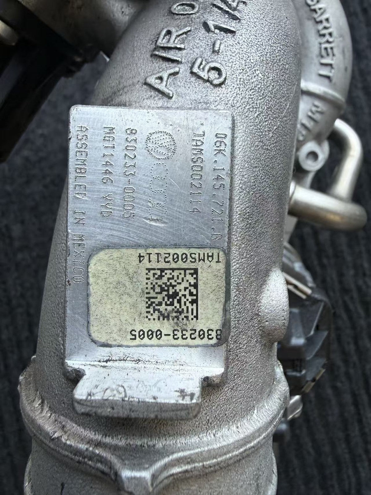 Volkswagen Beetle Jetta Passat 1.8T Turbocharger Garrett 830233-0006 OEM 06K145721B - eBay image 6