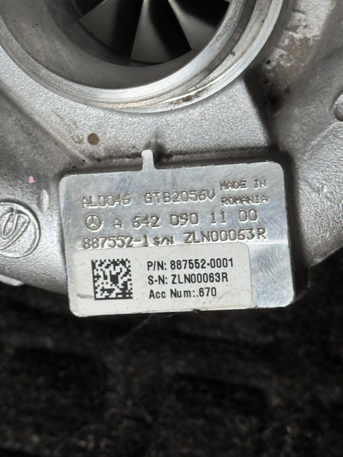 2019-2024 Mercedes Sprinter W907 3.0L Diesel Turbocharger OEM A6420901100 - eBay image 6
