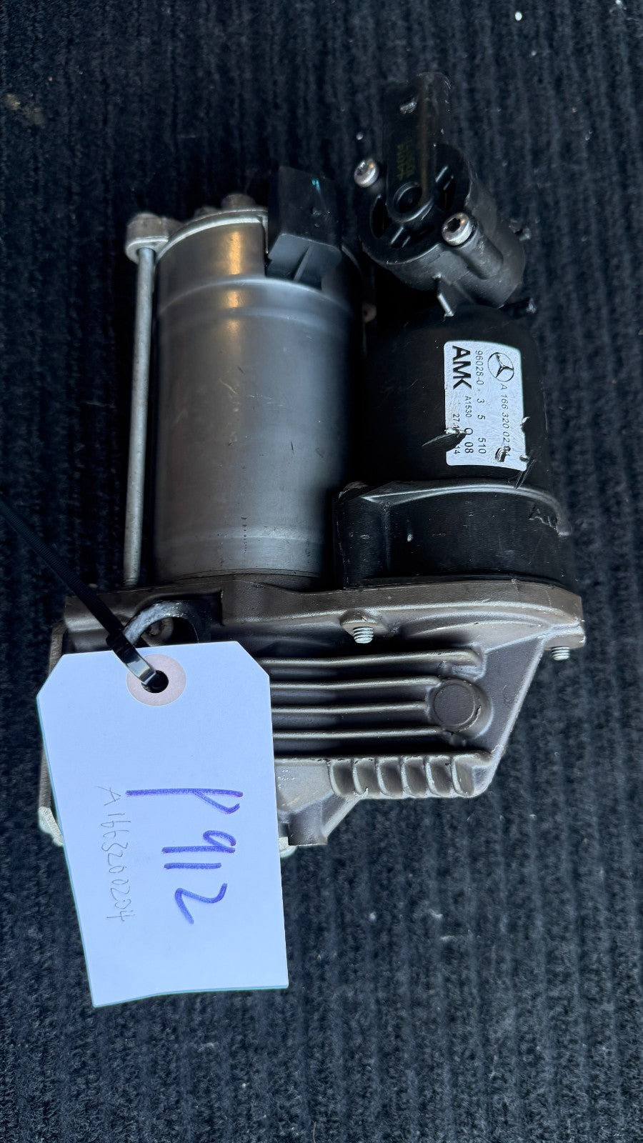 2012-2016 Mercedes W166 X166 Air Suspension Compressor Pump OEM A1663200204 - eBay image 1