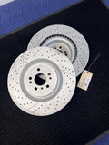 2012-2019 Mercedes-Benz ML63 GL63 GLE63 GLS63 AMG Front Rotors Pair OEM A1664210512 - eBay image 1