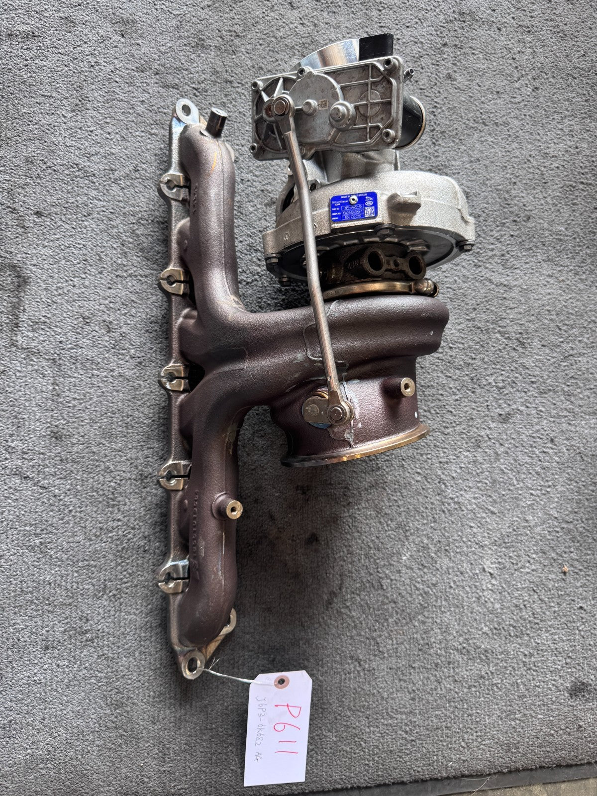 2021-2024 Jaguar F-Pace 3.0L MHEV Turbocharger 11K Miles OEM J6P3-6K682-AG - eBay image 6