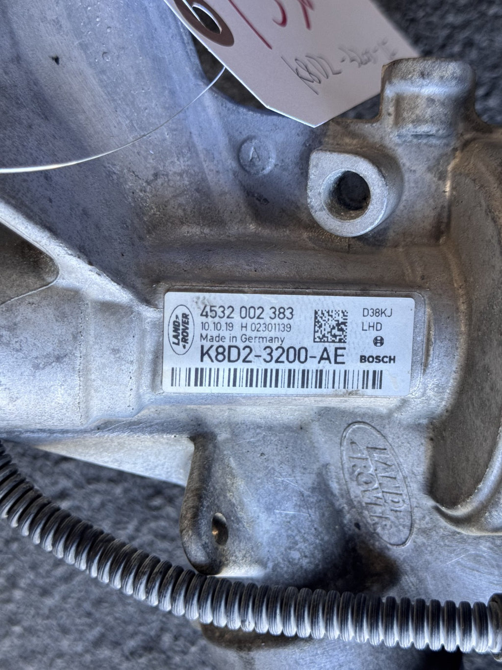 2020 Range Rover Evoque L551 AWD Electric Steering Rack Pinion OEM K8D23200AE - eBay image 6