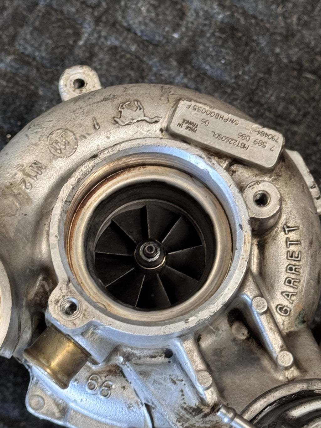 BMW E70 X5M X6M 2010 2011 2012 2013 Garrett Turbo Turbocharger OEM 7589086 - eBay image 7