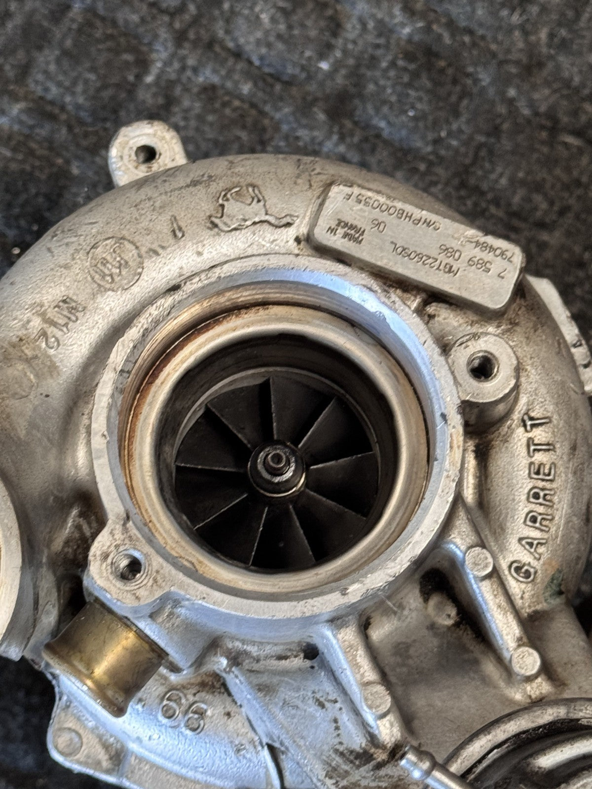 BMW E70 X5M X6M 2010 2011 2012 2013 Garrett Turbo Turbocharger OEM 7589086 - eBay image 7