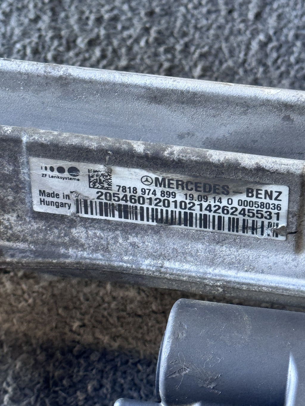 2015-2018 Mercedes W205 C300 4Matic Steering Rack Pinion OEM 2054601201 - eBay image 9