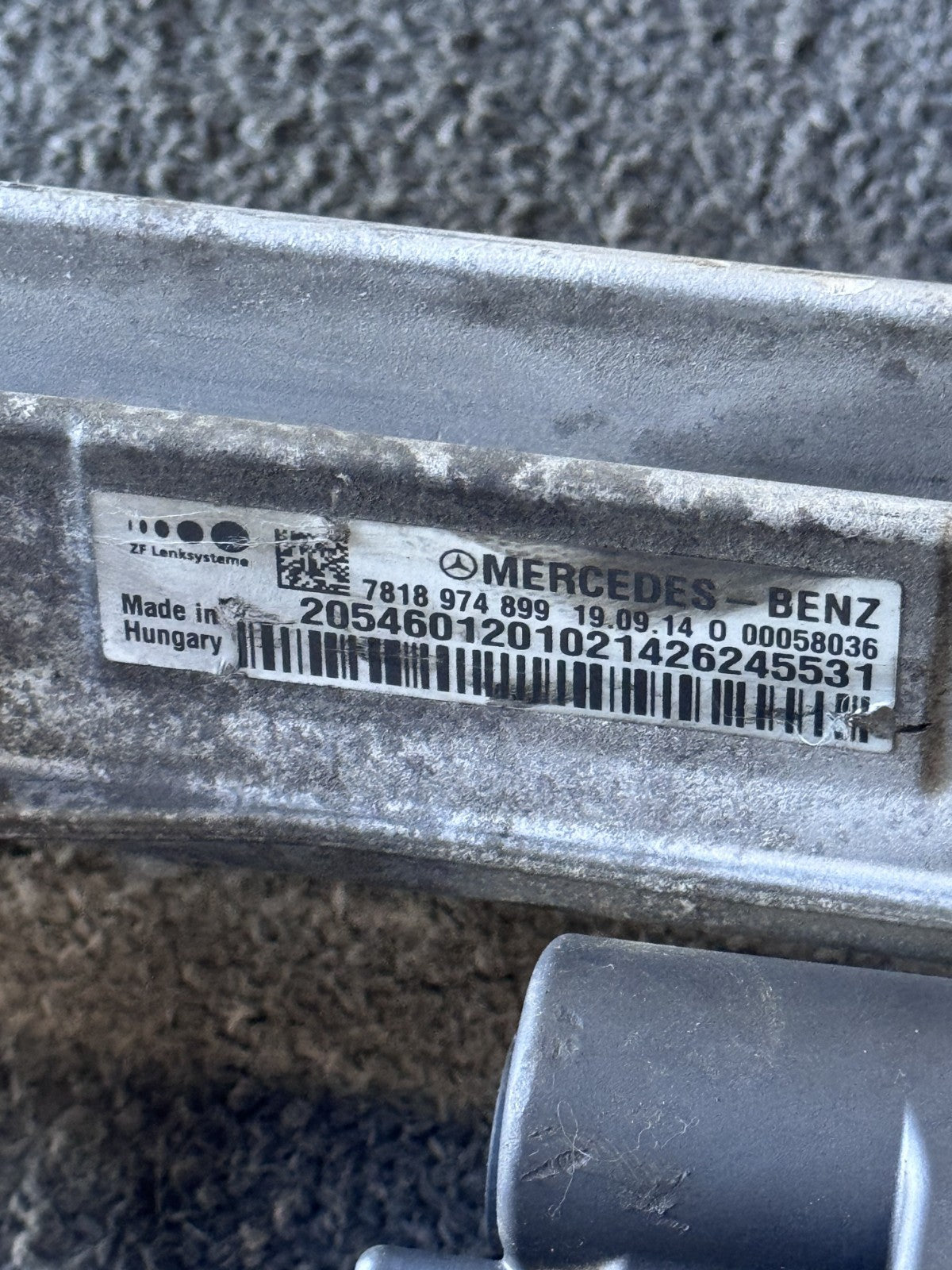 2015-2018 Mercedes W205 C300 4Matic Steering Rack Pinion OEM 2054601201 - eBay image 9
