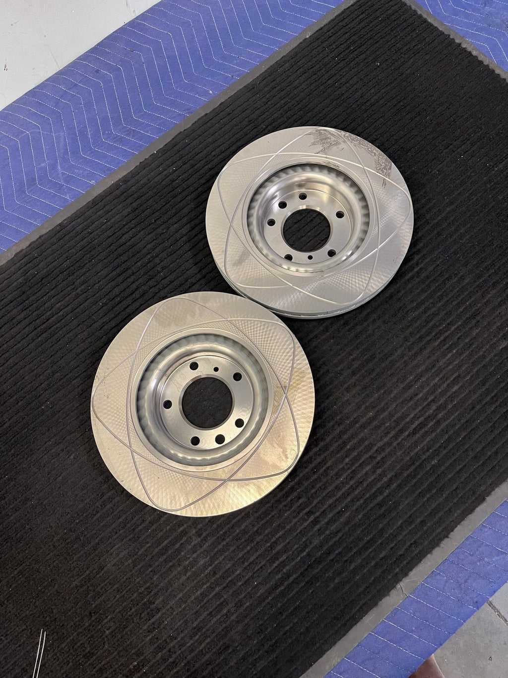 2005-2011 Mercedes-Benz G55 AMG Front Slotted Brake Rotors Pair OEM A4634210412 - eBay image 2